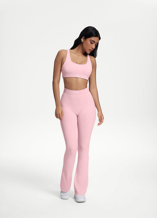 Calça Legging Flare Scrunch