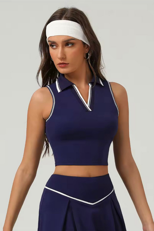 Conjunto PoloFit - Top +  Short Saia