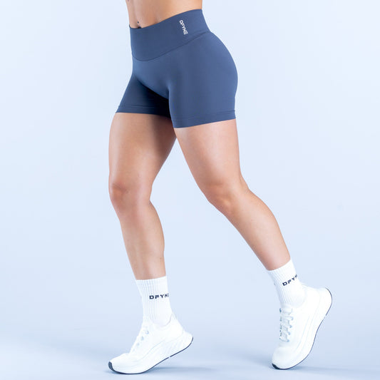 Shorts Azul Aço Defy  | 4.5"